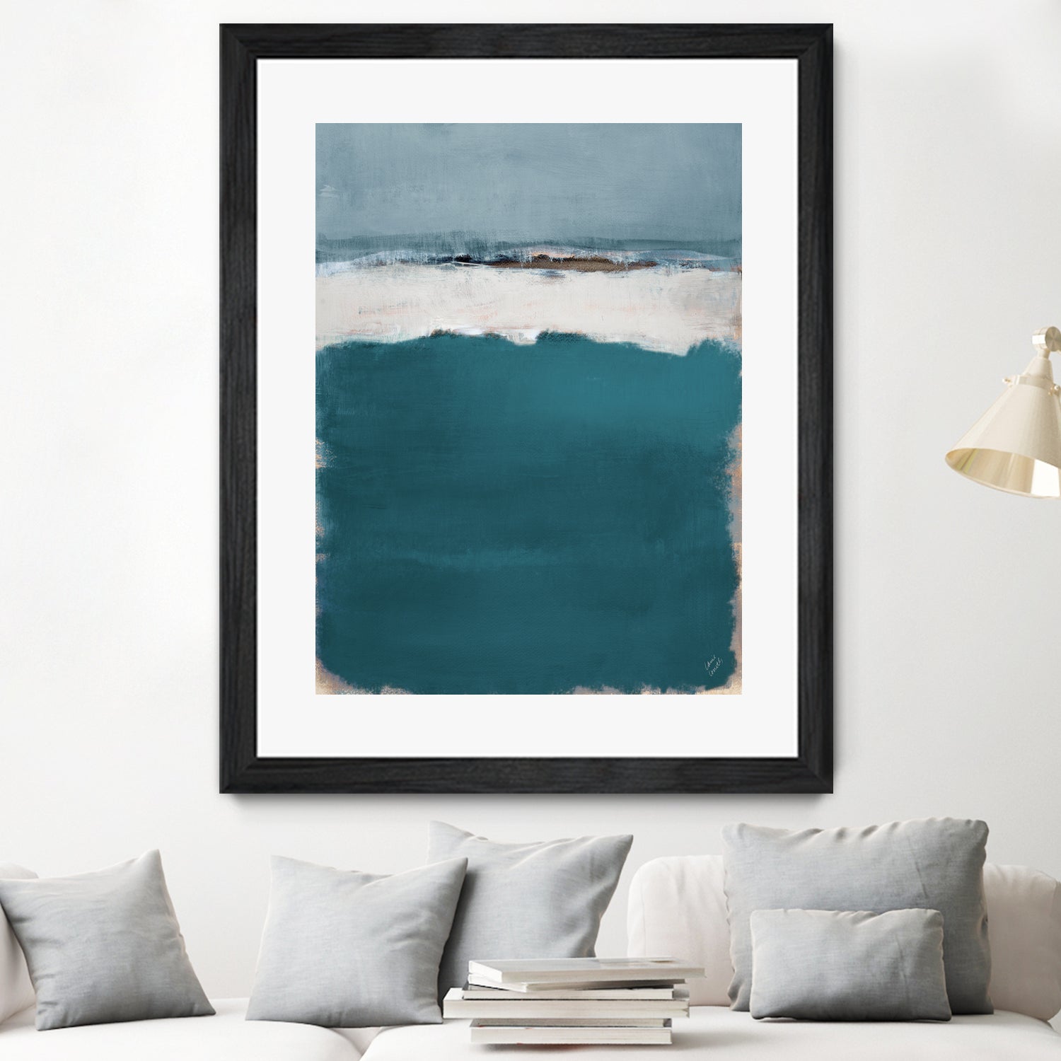 Deep Blue Sea Abstract by Lanie Loreth on GIANT ART - abstract deep