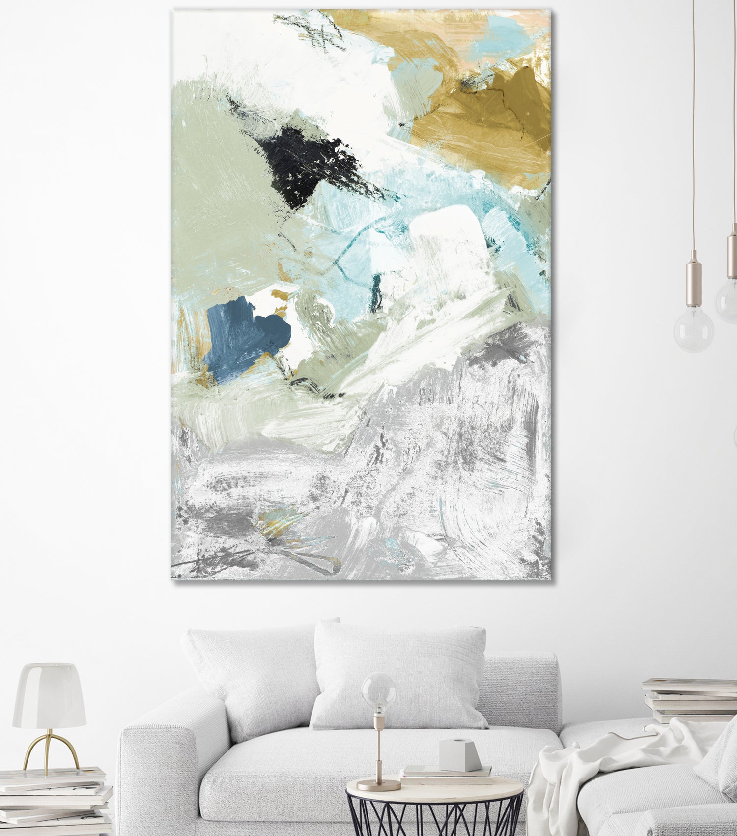 Winter Blues II by Lanie Loreth on GIANT ART - abstract winter