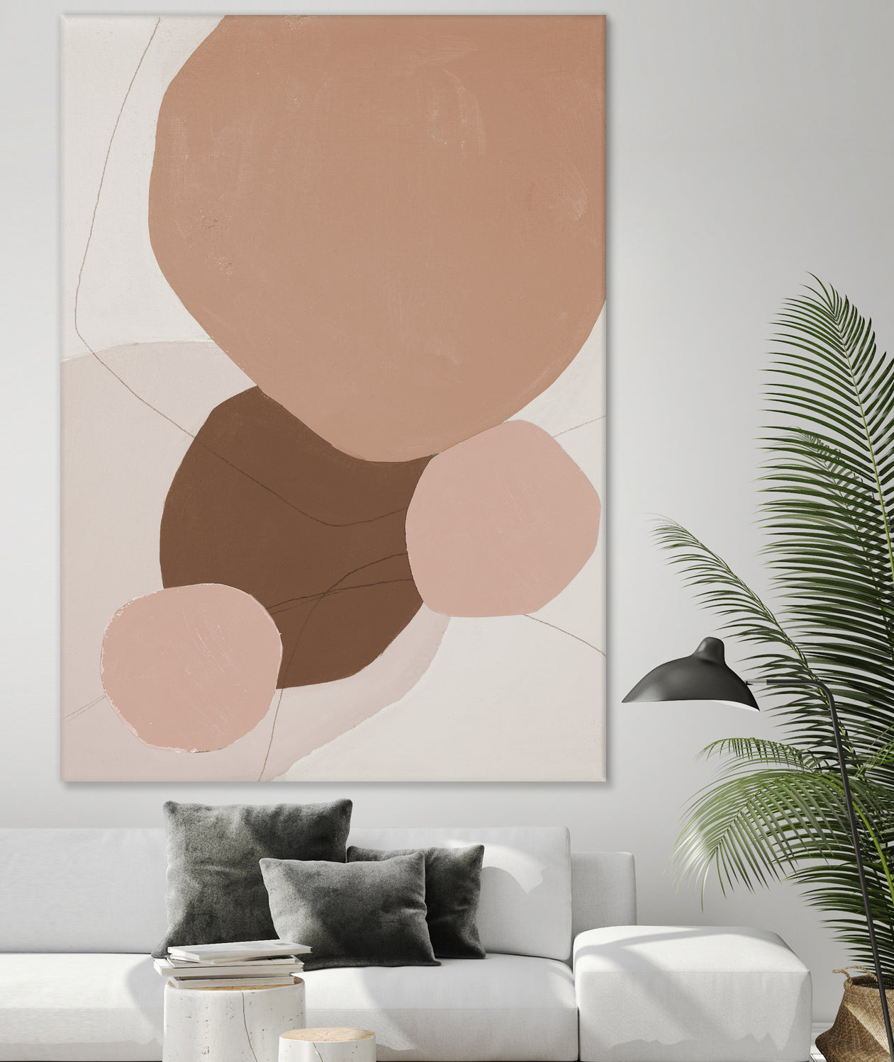 Fresh Shapes In Brown by Patricia Pinto on GIANT ART - abstract abstract