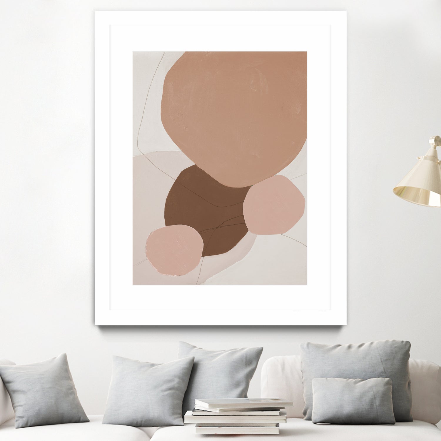 Fresh Shapes In Brown by Patricia Pinto on GIANT ART - abstract abstract