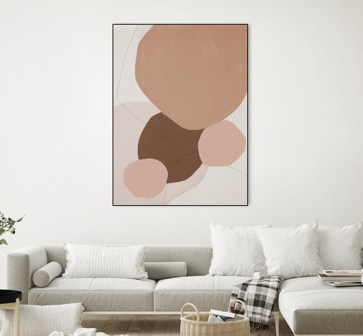 Fresh Shapes In Brown by Patricia Pinto on GIANT ART - abstract abstract