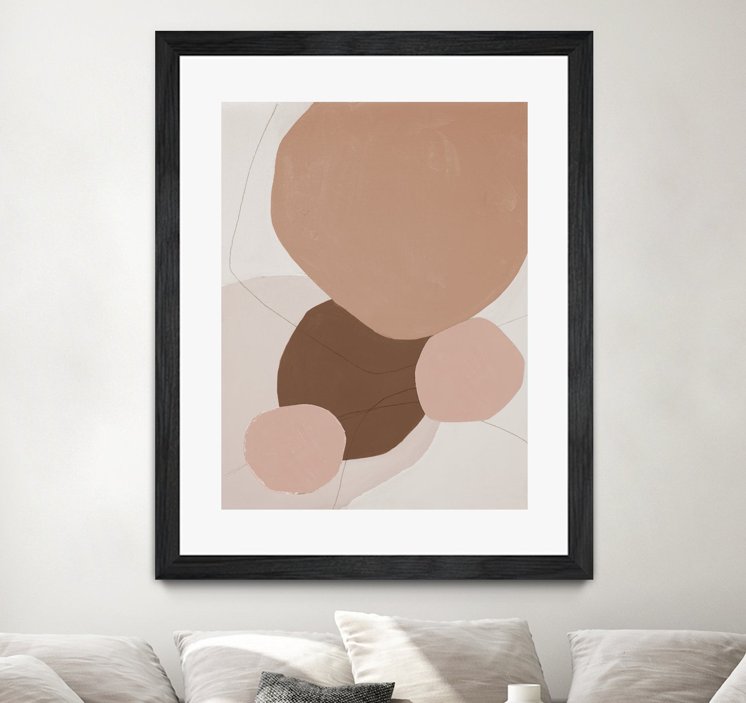 Fresh Shapes In Brown by Patricia Pinto on GIANT ART - abstract abstract