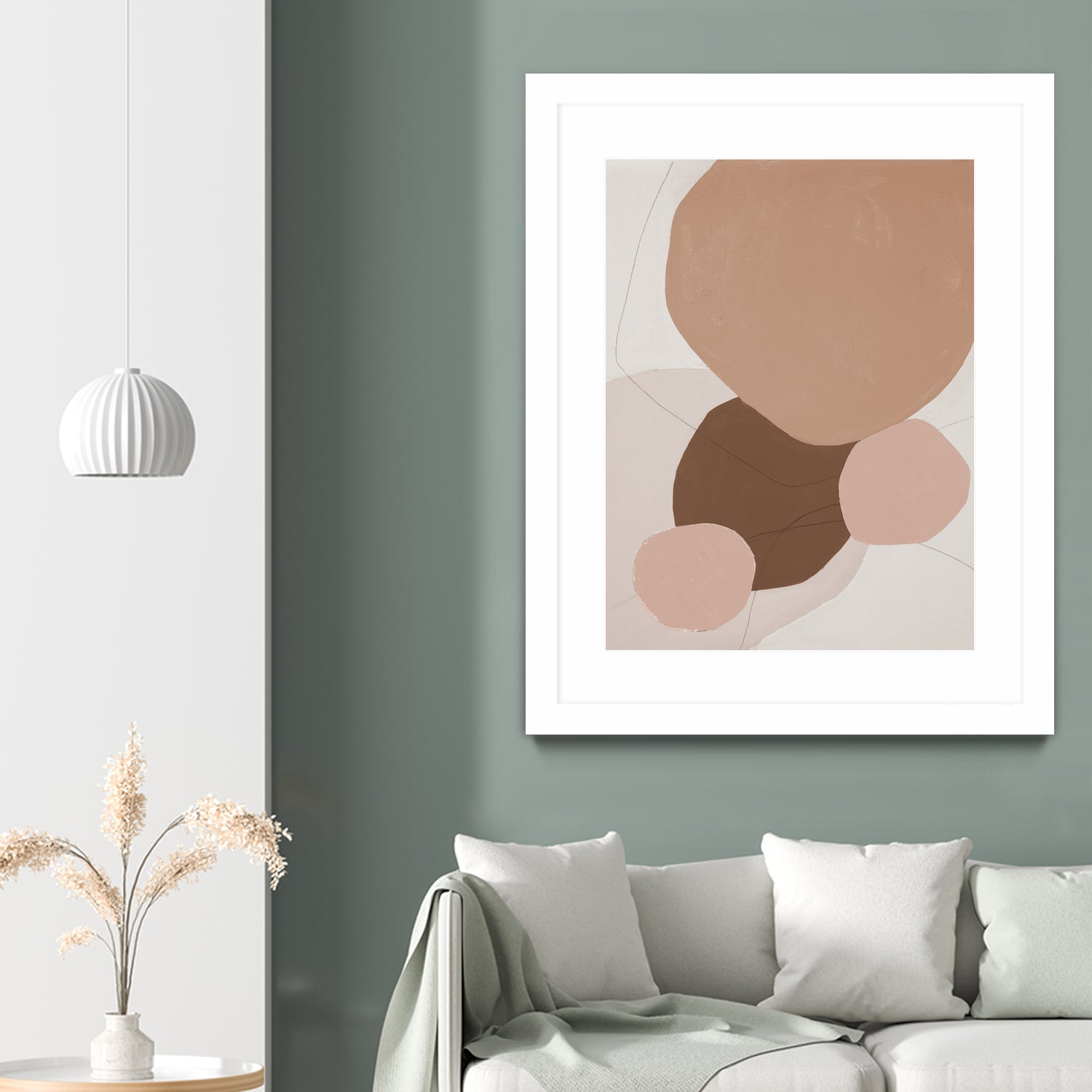 Fresh Shapes In Brown by Patricia Pinto on GIANT ART - abstract abstract