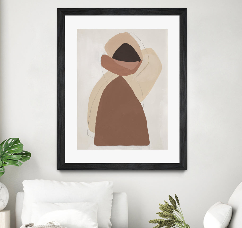 Mid-century In Brown I by Patricia Pinto on GIANT ART - abstract abstract