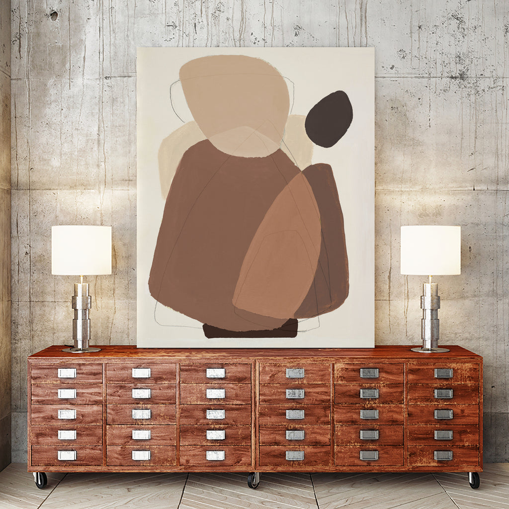 Midcentury In Brown II by Patricia Pinto on GIANT ART - abstract abstract