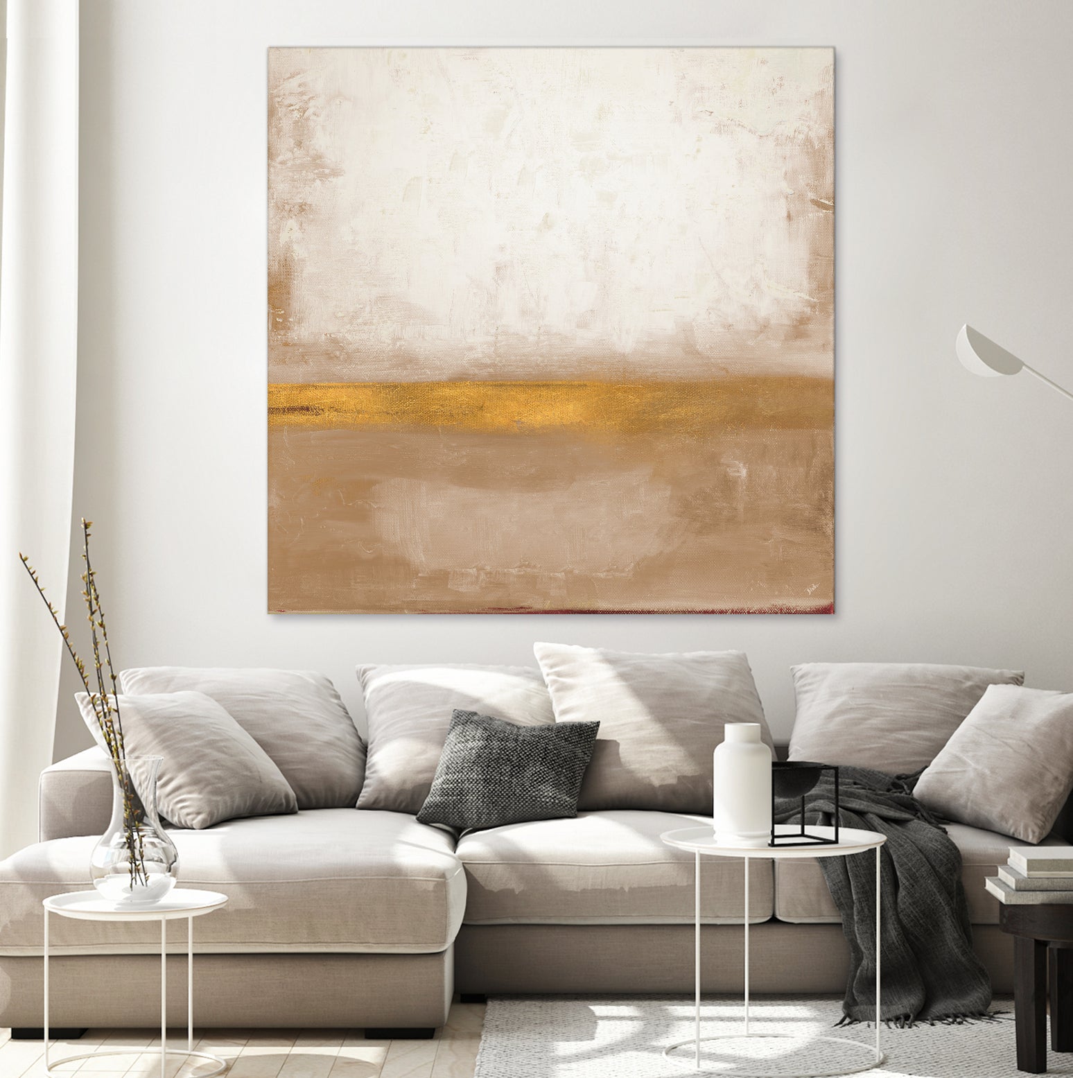 Gold Peak by Patricia Pinto on GIANT ART - abstract gold