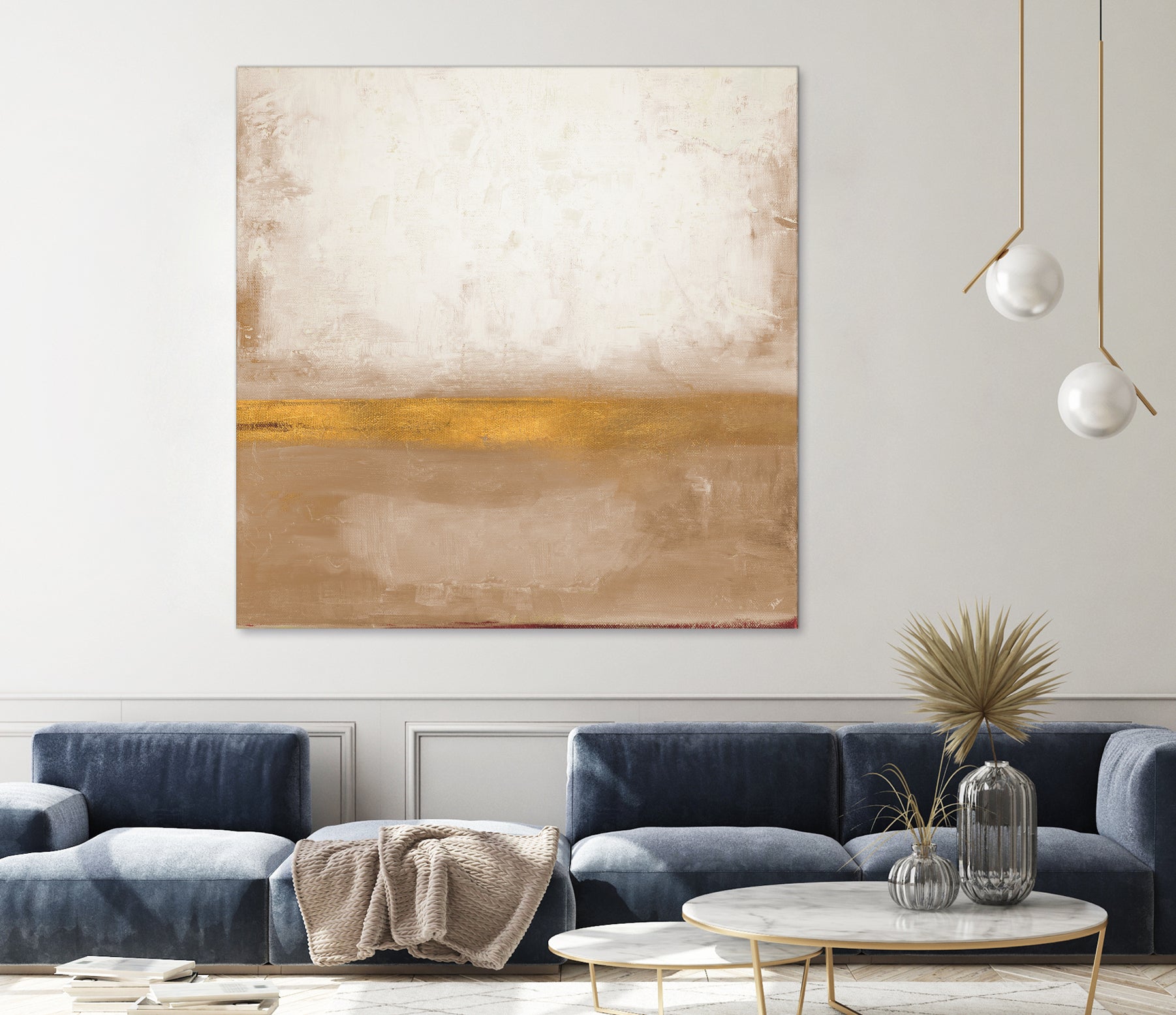 Gold Peak by Patricia Pinto on GIANT ART - abstract gold