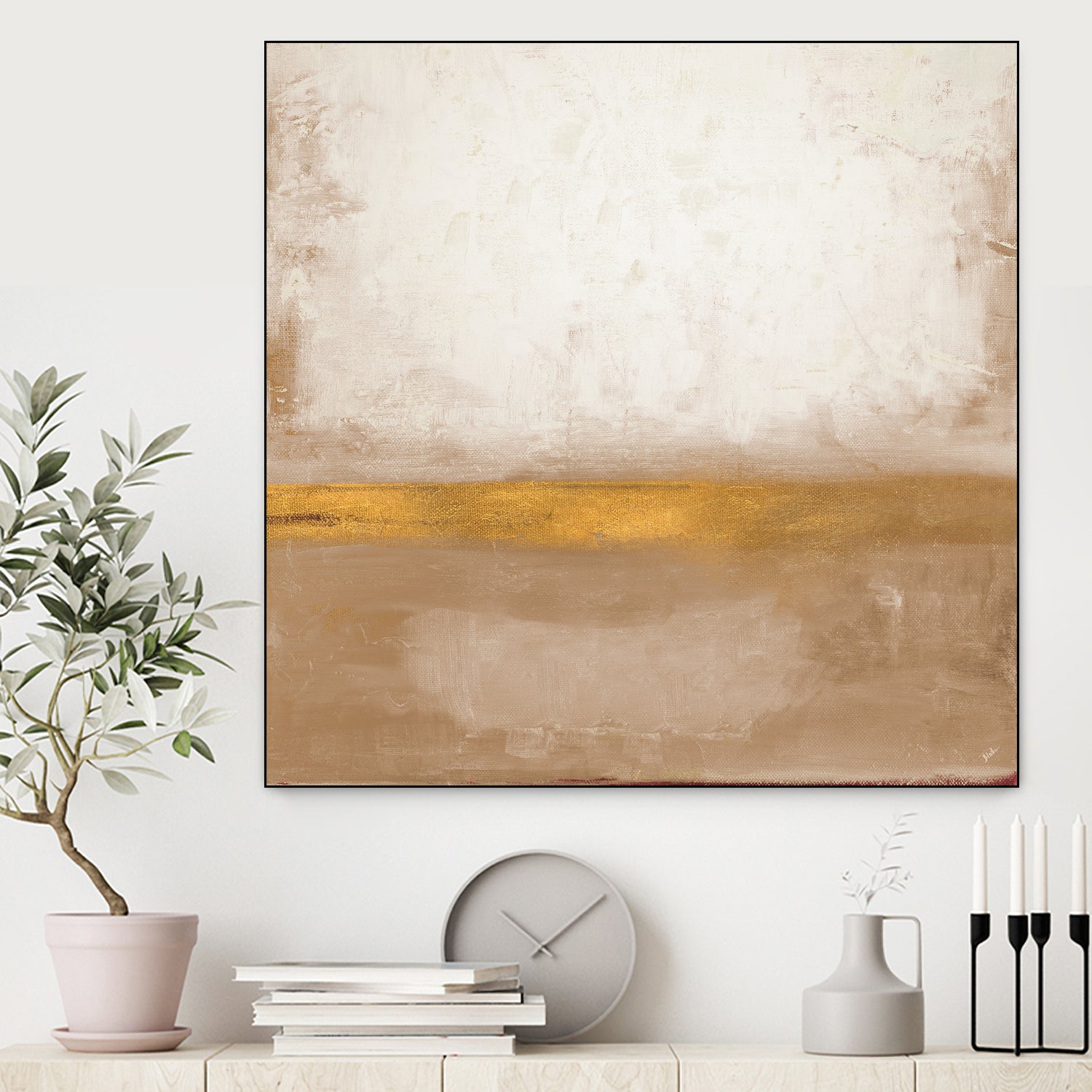 Gold Peak by Patricia Pinto on GIANT ART - abstract gold