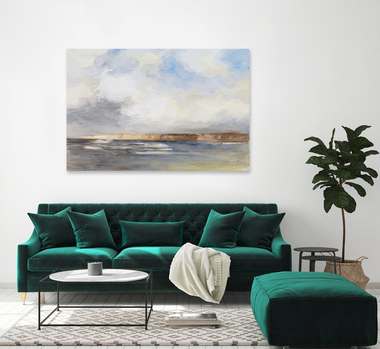 Along The Coast by Lanie  Loreth on GIANT ART - coastal coastal