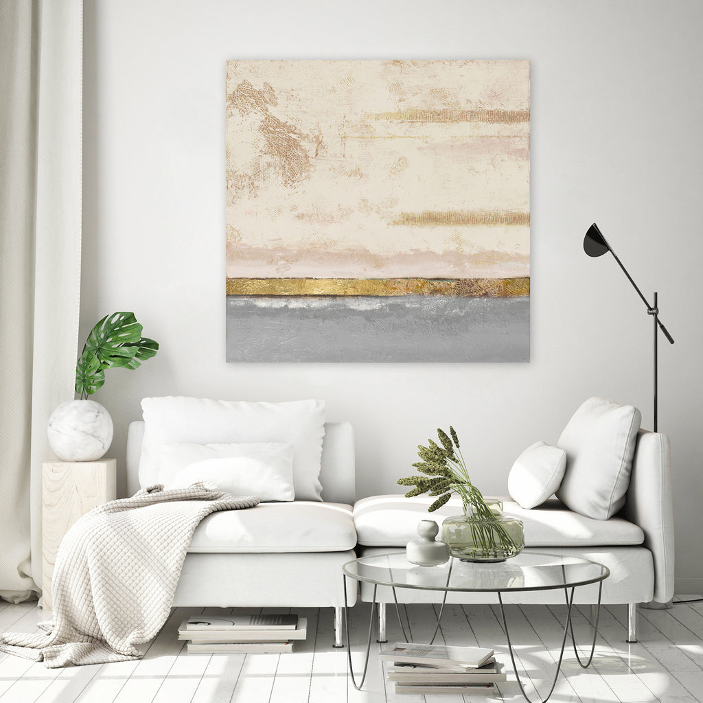 Soft Sea Landscape Square by Patricia Pinto on GIANT ART - abstract soft