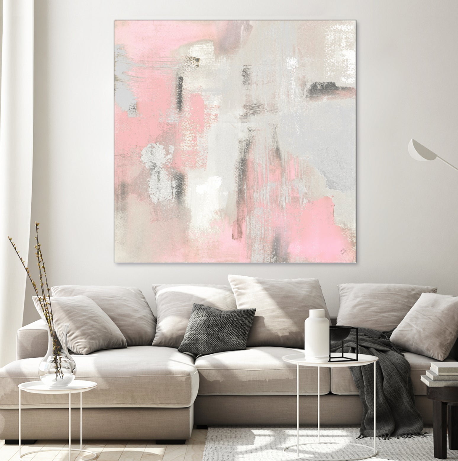 Pink Oasis by Lanie Loreth on GIANT ART - abstract pink