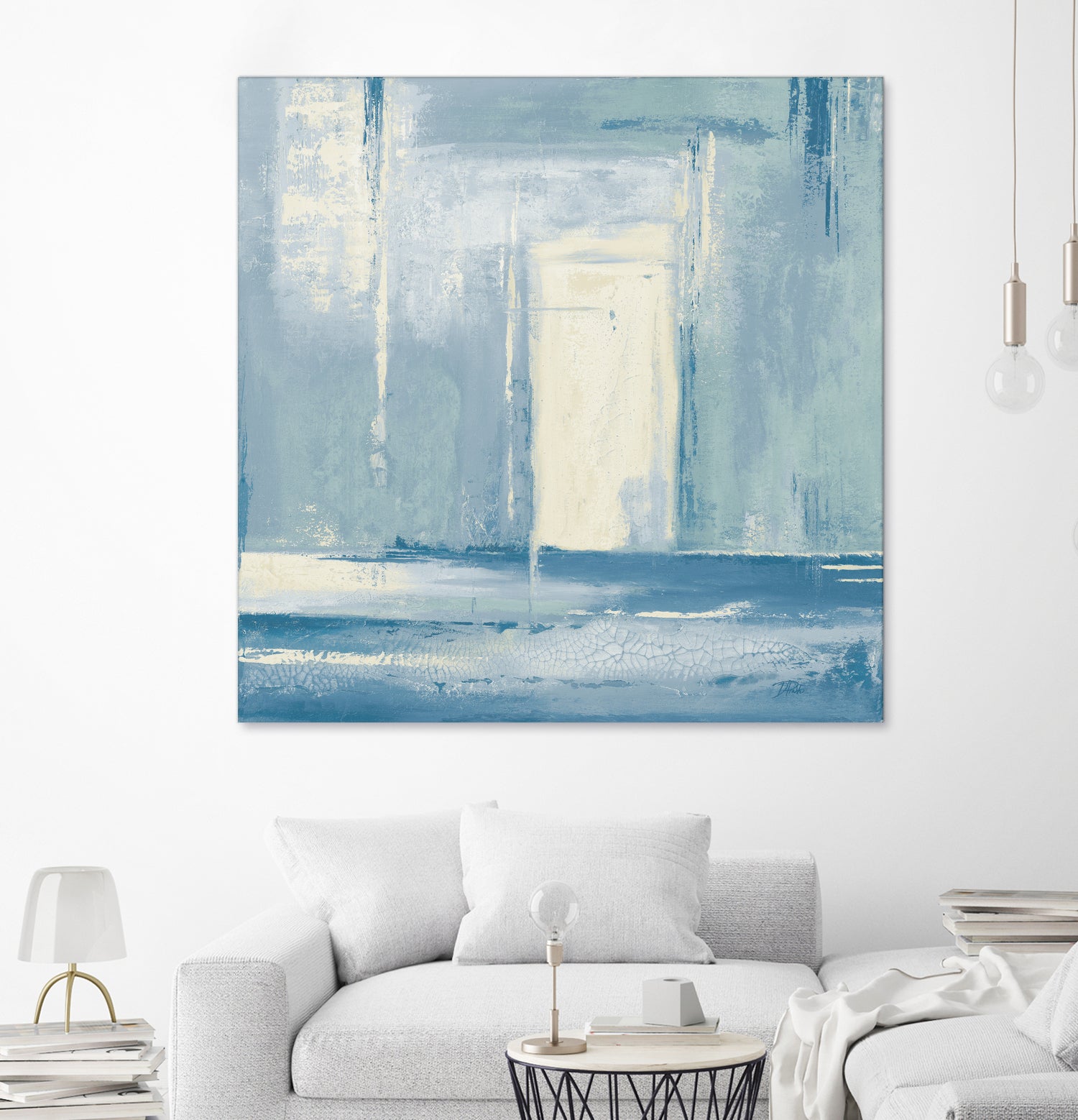 Blue Room Abstract I by Patricia Pinto on GIANT ART - abstract blue