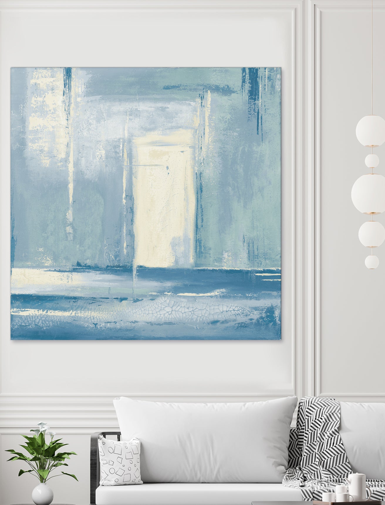 Blue Room Abstract I by Patricia Pinto on GIANT ART - abstract blue