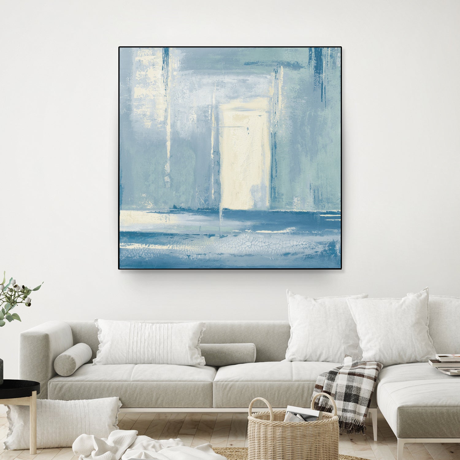 Blue Room Abstract I by Patricia Pinto on GIANT ART - abstract blue