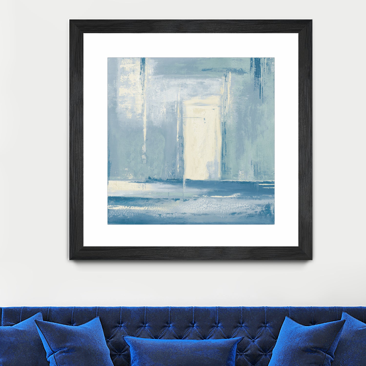 Blue Room Abstract I by Patricia Pinto on GIANT ART - abstract blue