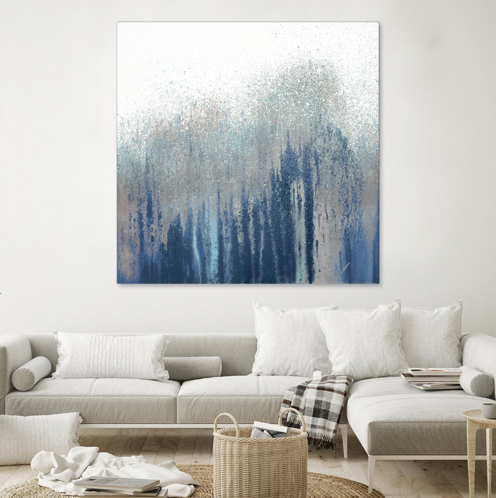 Teal Woods by Roberto Gonzalez on GIANT ART - abstract abstract
