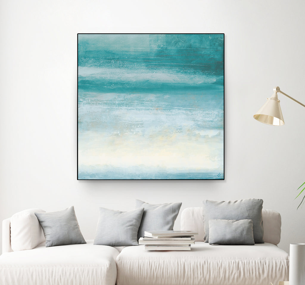 Stormy Skies In Blue I by Michael Marcon on GIANT ART - abstract blue