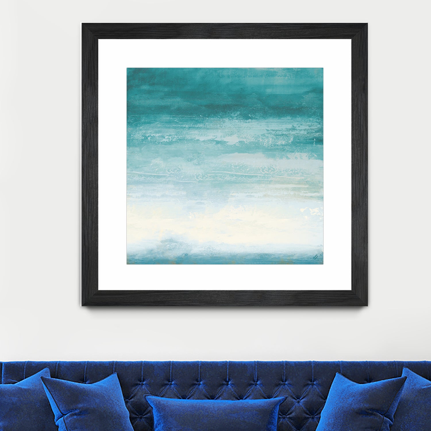 Stormy Skies In Blue II by Michael Marcon on GIANT ART - abstract blue