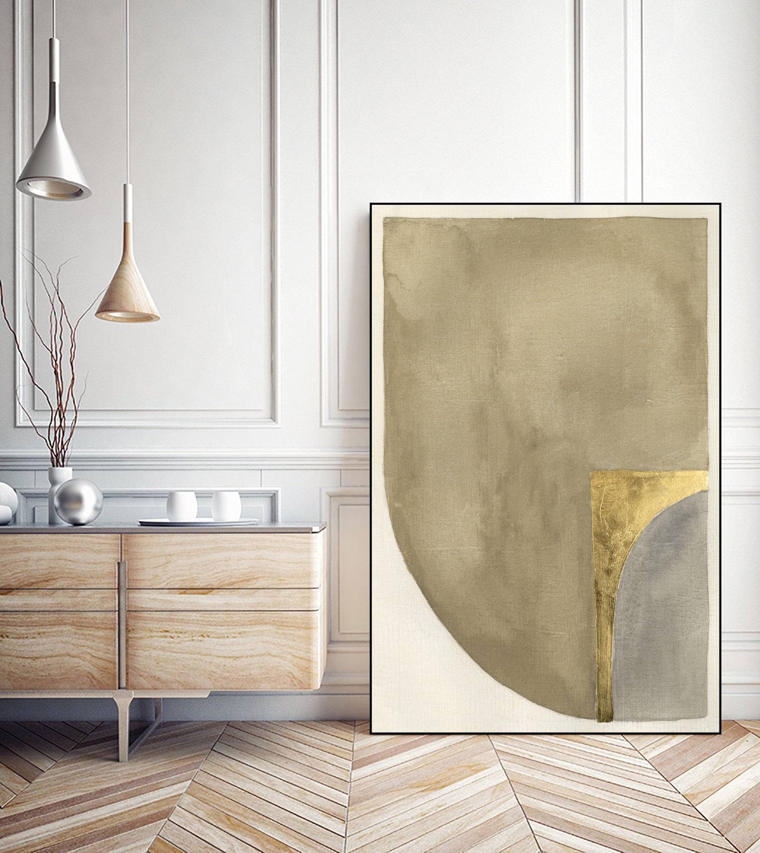 Embellished Valor I by Vanna Lam on GIANT ART - abstract geometrics abstract