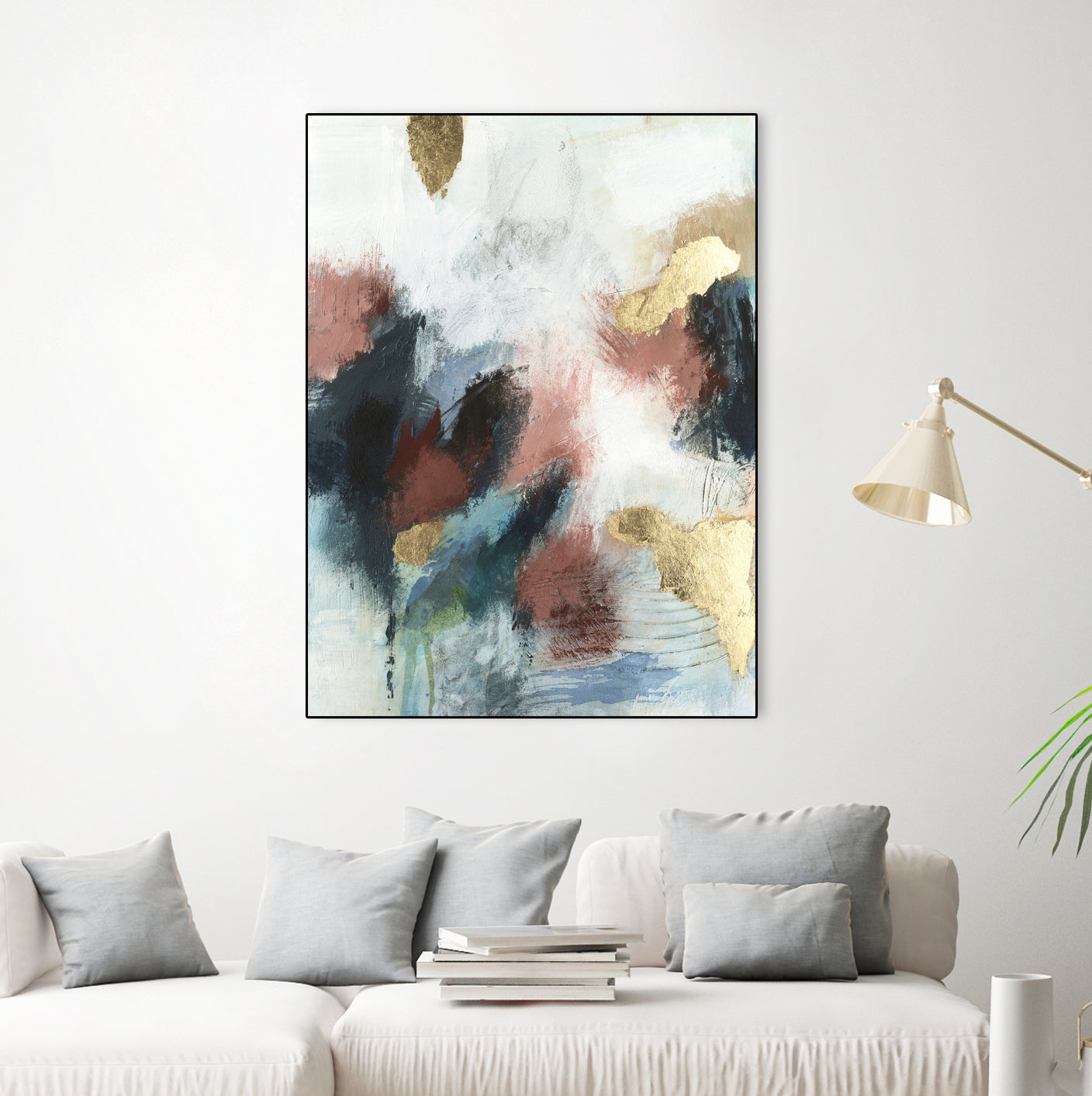 Gold Farallon I by Victoria Barnes on GIANT ART - abstract geometrics abstract