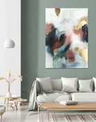 Gold Farallon I by Victoria Barnes on GIANT ART - abstract geometrics abstract