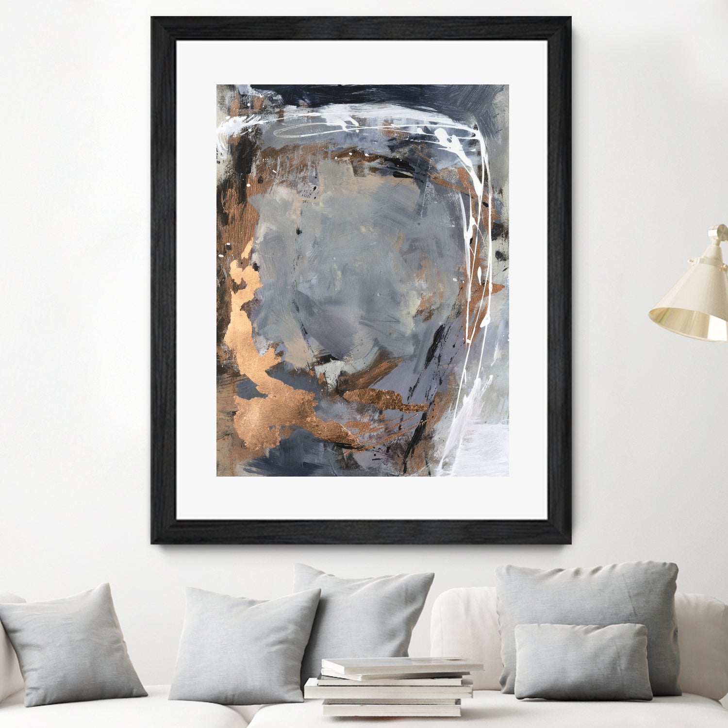 Copper Crested Twilight  I by Victoria Barnes on GIANT ART - abstract geometrics abstract