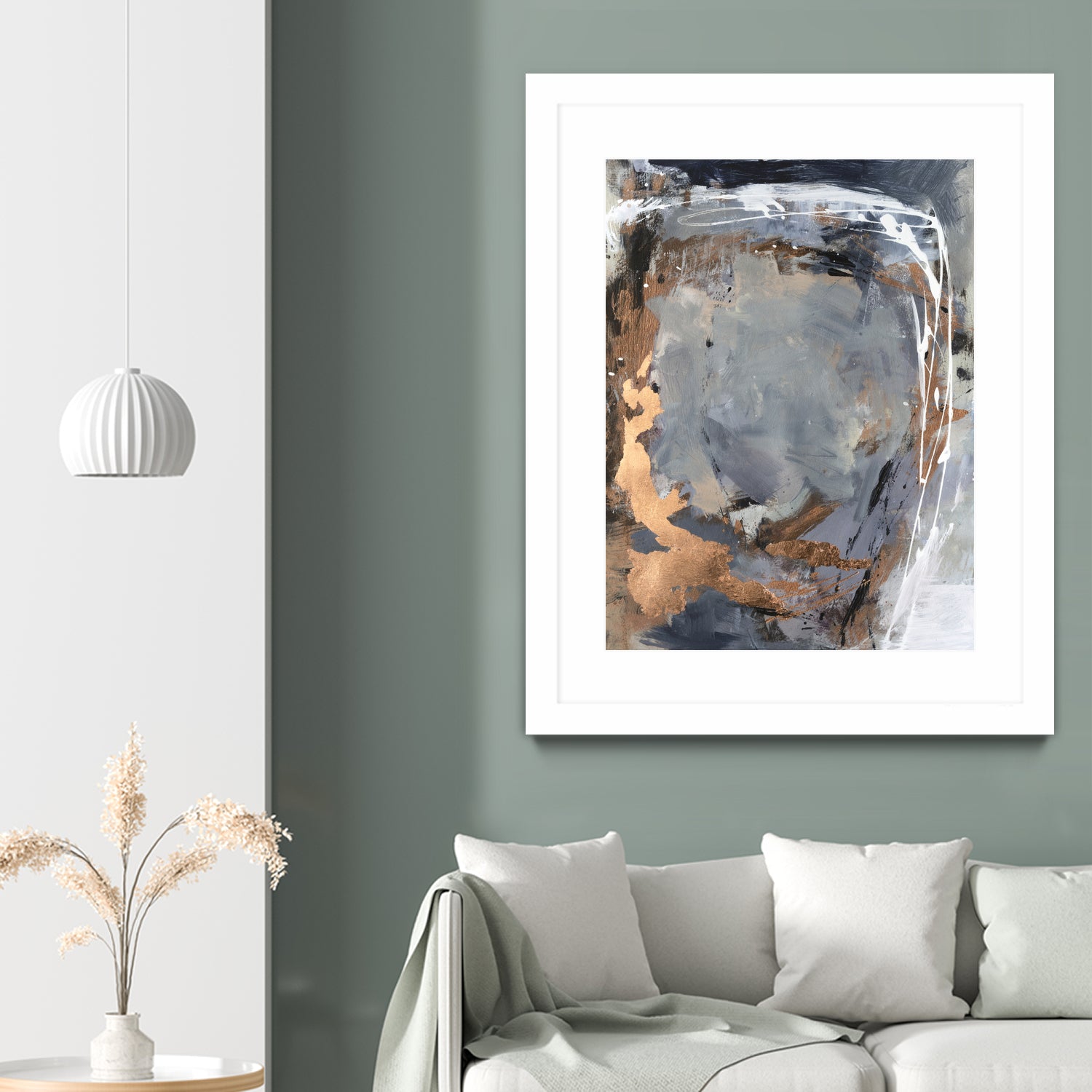 Copper Crested Twilight  I by Victoria Barnes on GIANT ART - abstract geometrics abstract