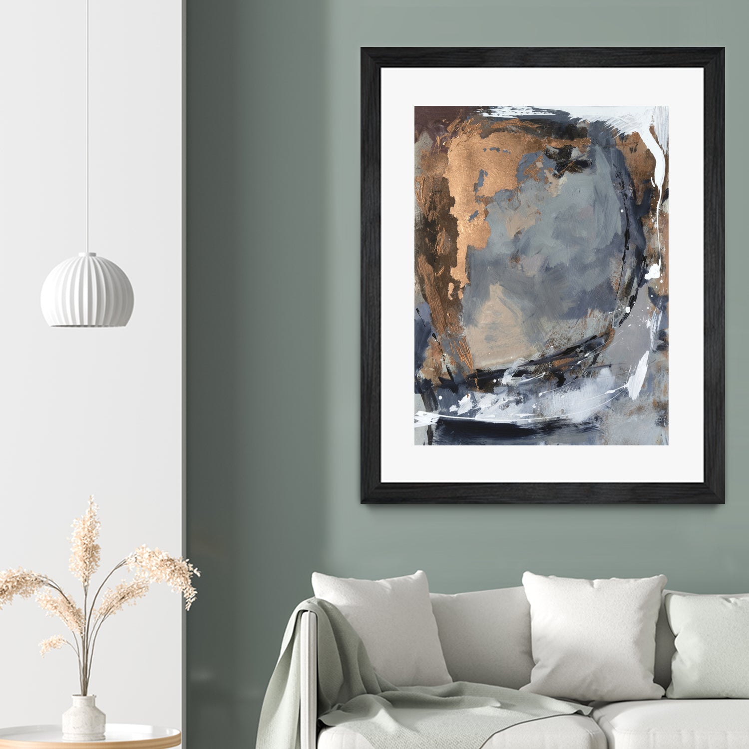 Copper Crested Twilight  II by Victoria Barnes on GIANT ART - abstract geometrics abstract