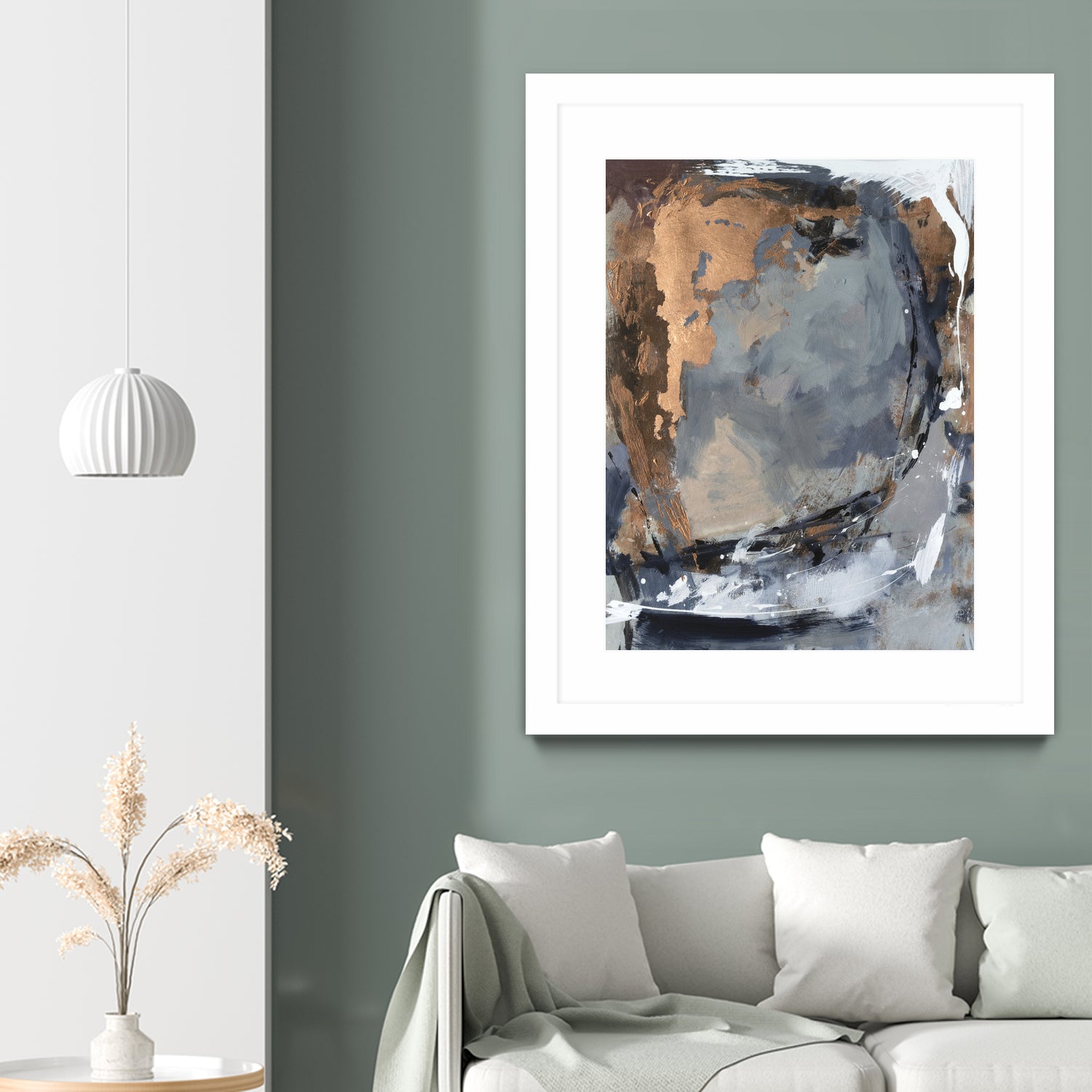 Copper Crested Twilight  II by Victoria Barnes on GIANT ART - abstract geometrics abstract