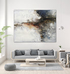 Unlined I by Melissa Wang on GIANT ART - abstract geometrics cloud dancer