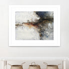 Unlined I by Melissa Wang on GIANT ART - abstract geometrics cloud dancer