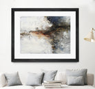 Unlined I by Melissa Wang on GIANT ART - abstract geometrics cloud dancer