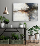 Unlined I by Melissa Wang on GIANT ART - abstract geometrics cloud dancer