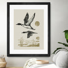 Lake Meditation ll by Victoria Barnes on GIANT ART - animals nature birds