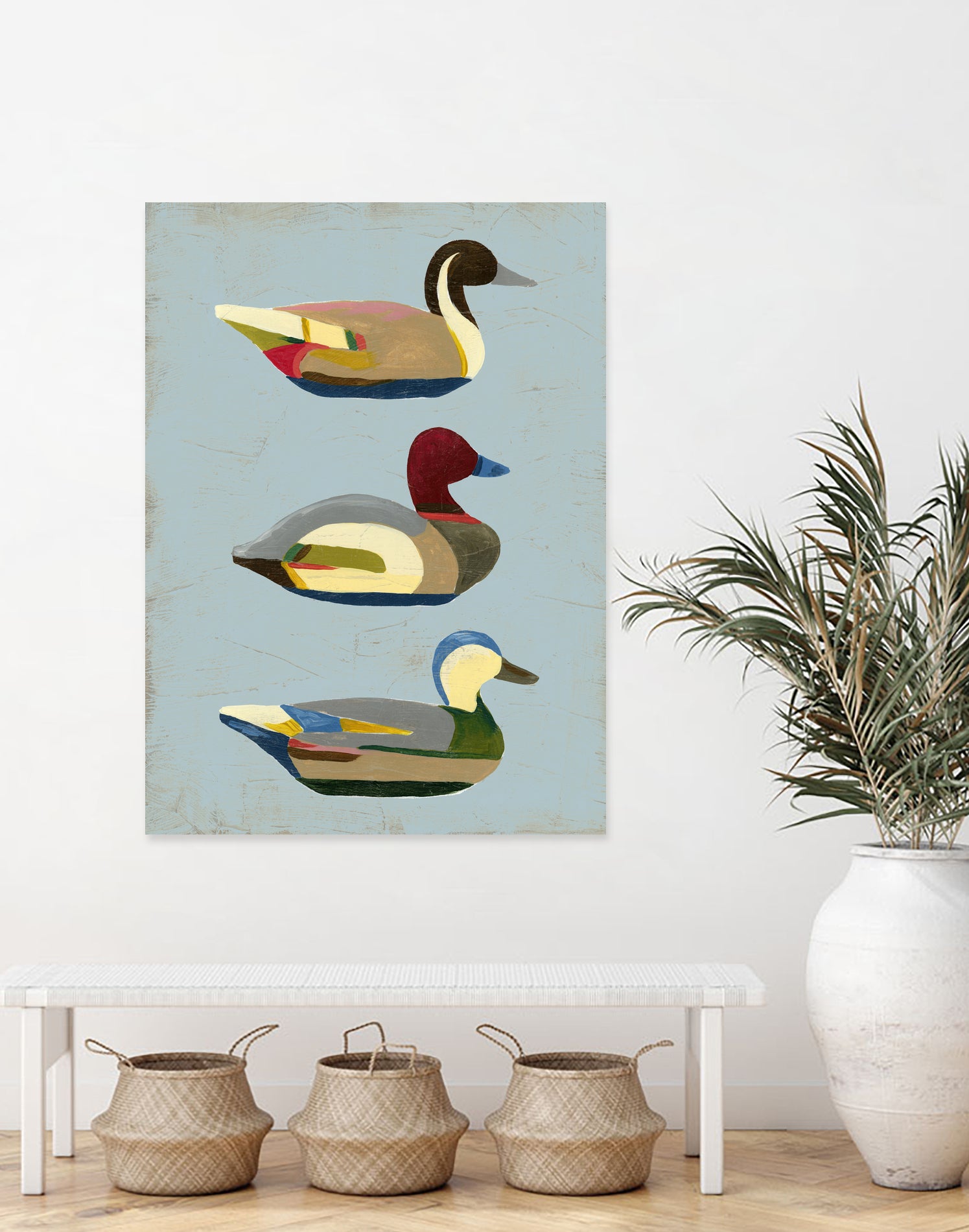 Decoy Ducks I by June Erica Vess on GIANT ART - animals nature birds