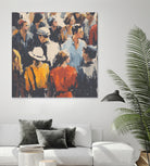 Faces in the Crowd I by Walker Noble on GIANT ART - figurative fashion other