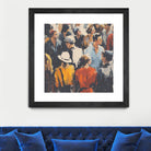 Faces in the Crowd I by Walker Noble on GIANT ART - figurative fashion other