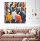 Faces in the Crowd II by Walker Noble on GIANT ART - figurative fashion other