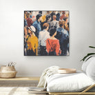 Faces in the Crowd II by Walker Noble on GIANT ART - figurative fashion other