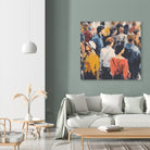 Faces in the Crowd II by Walker Noble on GIANT ART - figurative fashion other