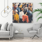 Faces in the Crowd II by Walker Noble on GIANT ART - figurative fashion other