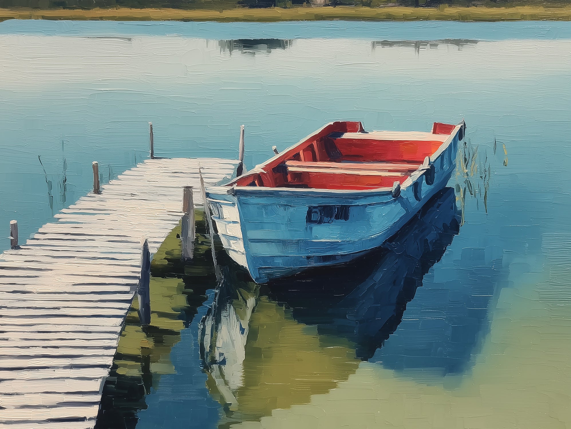 Mooring Place I by Paula Freeman on GIANT ART - transportation travel nautical/aeronautical