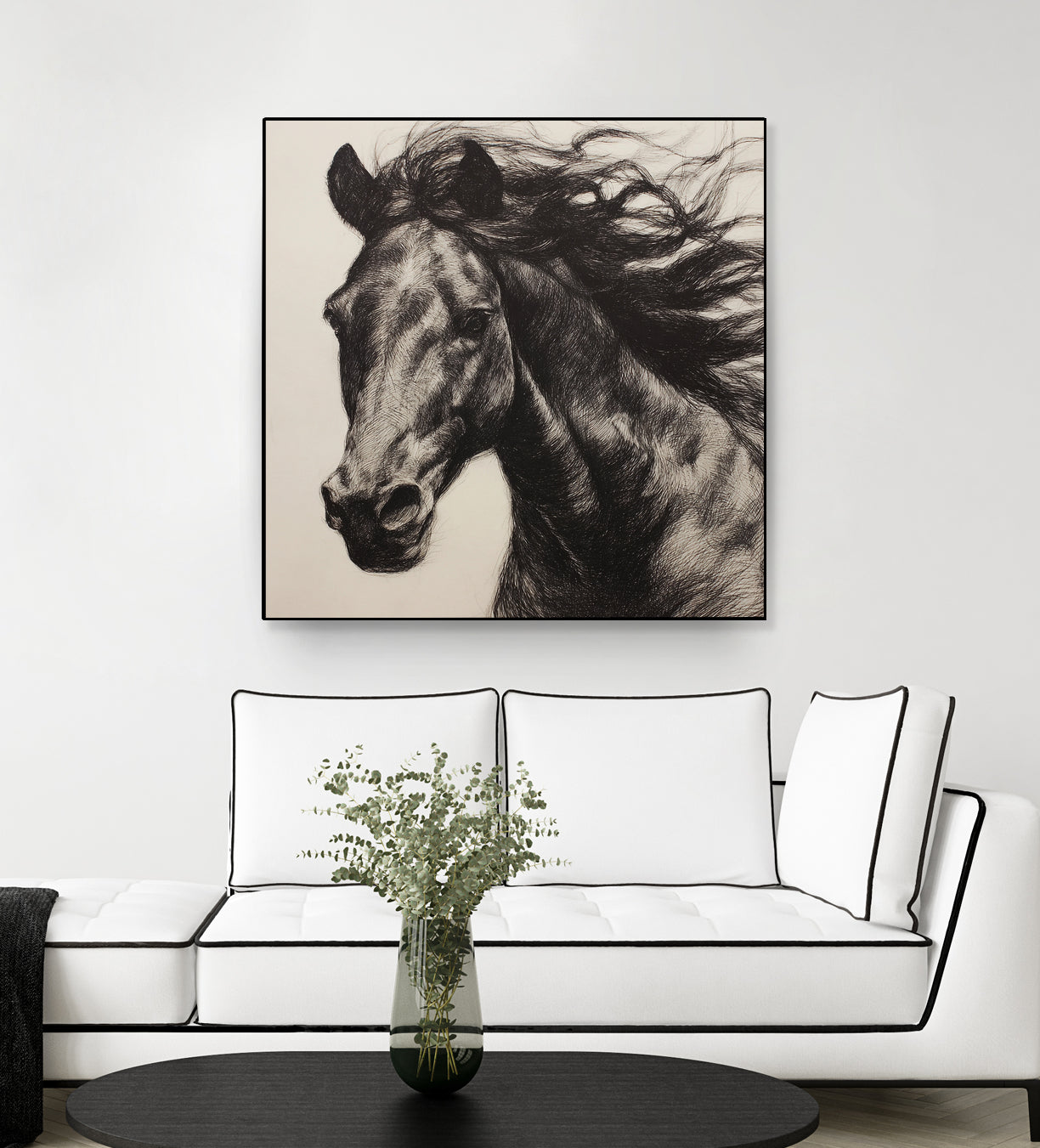 Western Plains Portrait II by Walker Noble on GIANT ART - animals nature horses