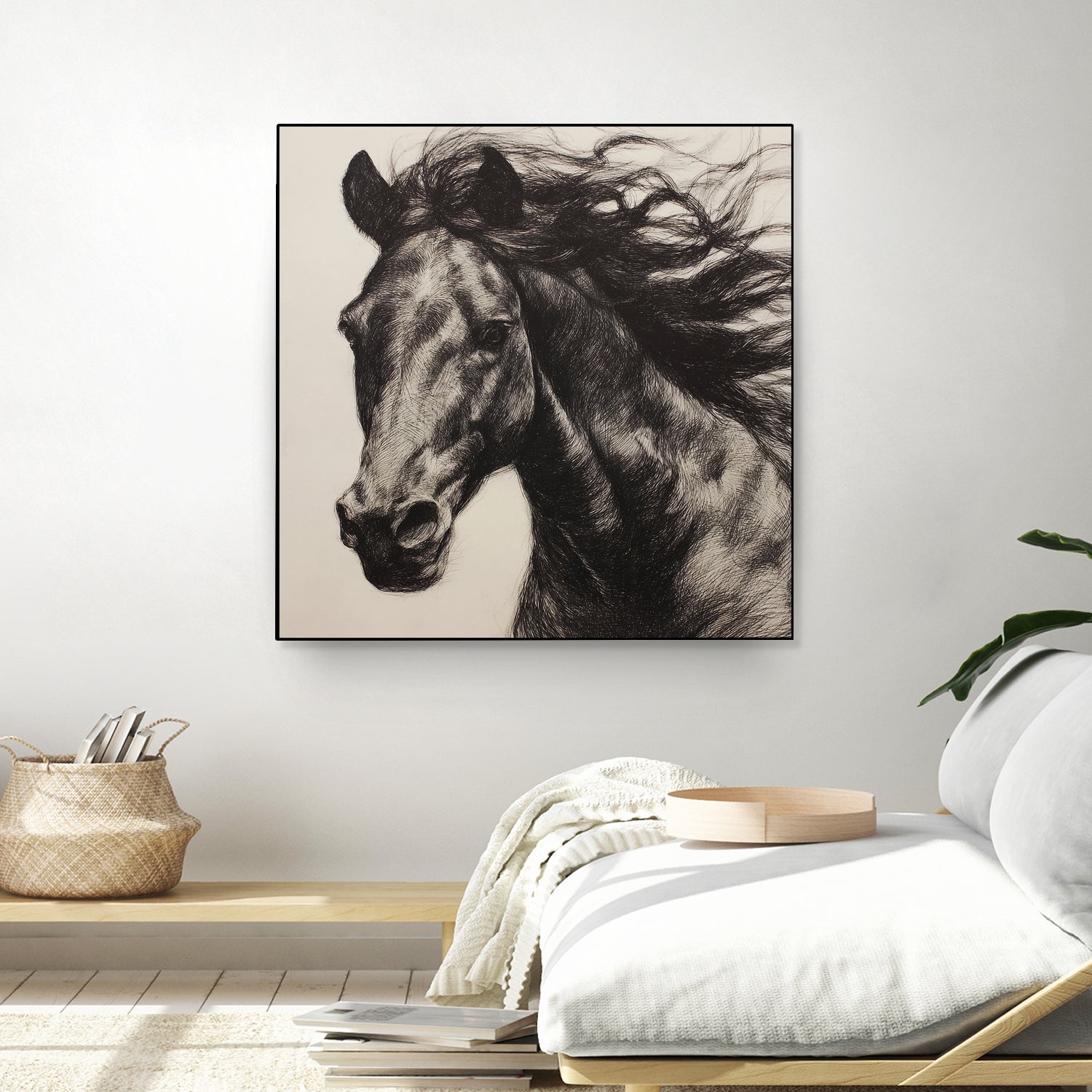 Western Plains Portrait II by Walker Noble on GIANT ART - animals nature horses