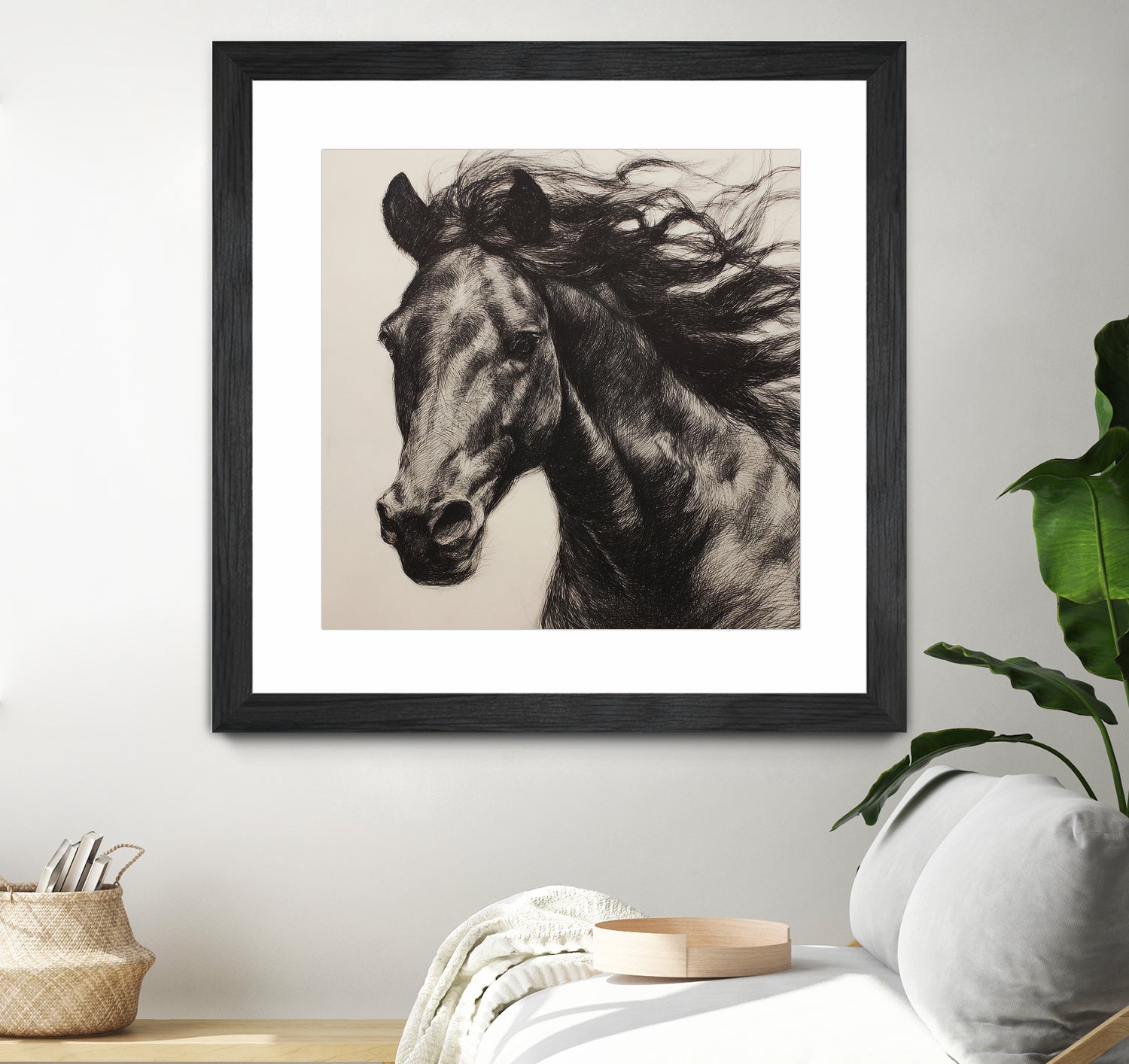 Western Plains Portrait II by Walker Noble on GIANT ART - animals nature horses