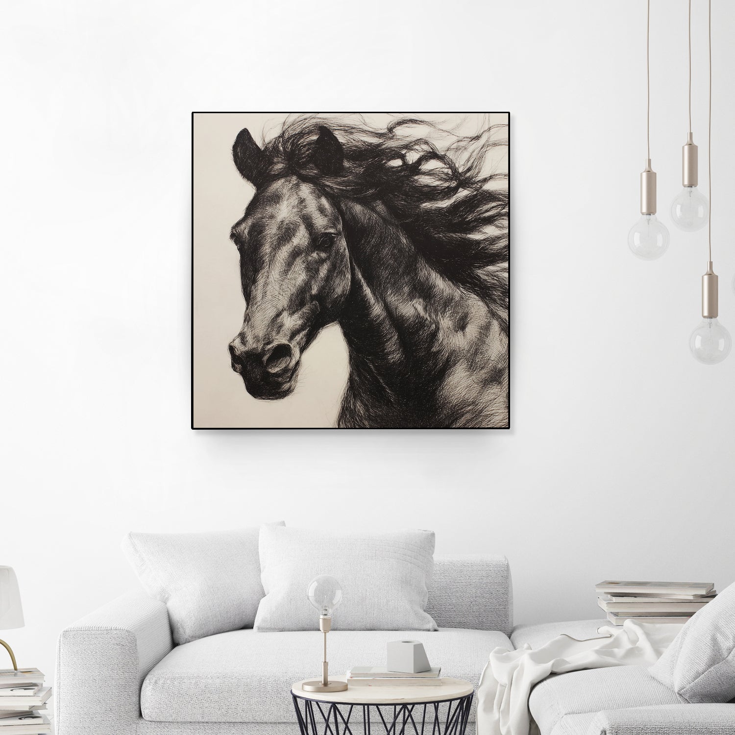Western Plains Portrait II by Walker Noble on GIANT ART - animals nature horses