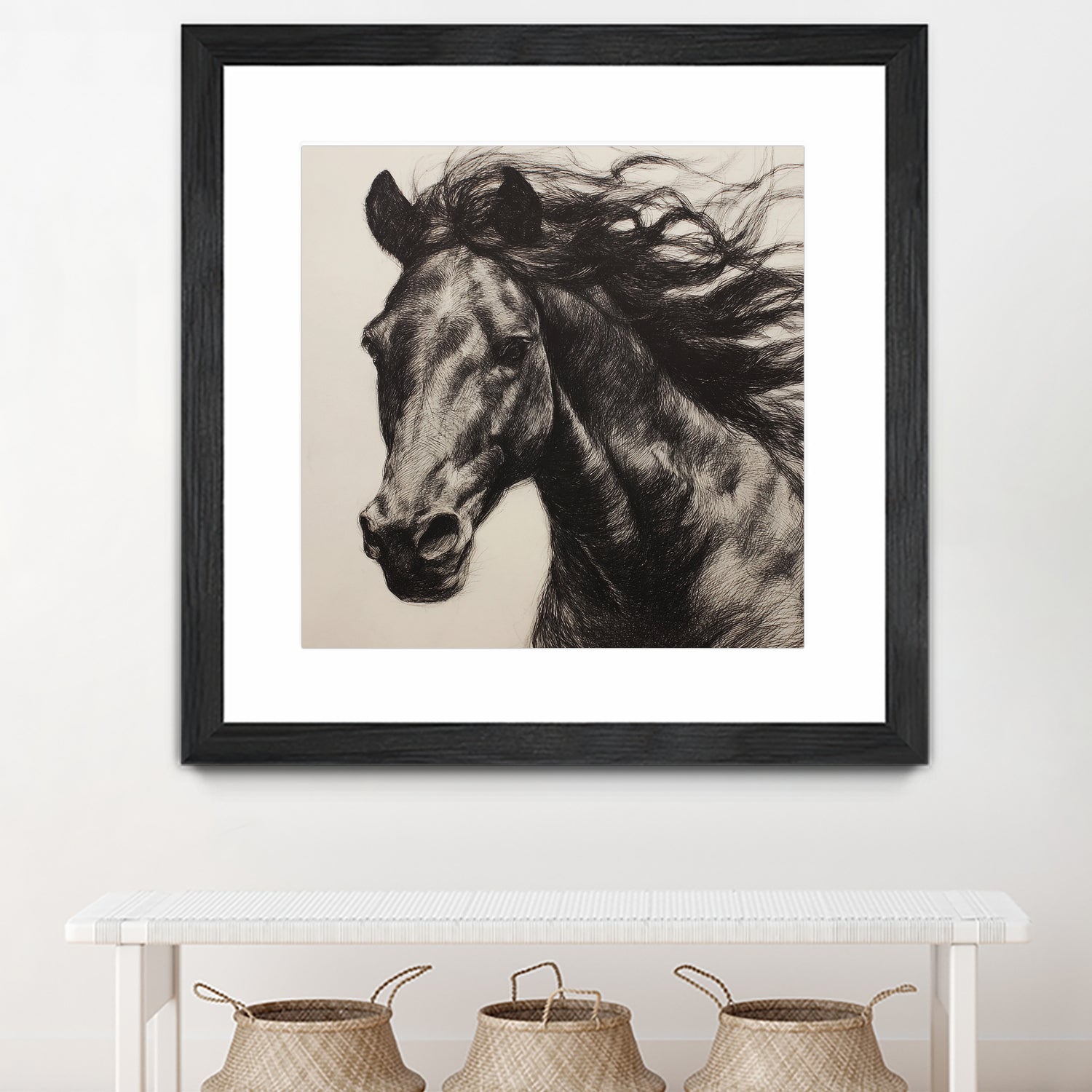 Western Plains Portrait II by Walker Noble on GIANT ART - animals nature horses