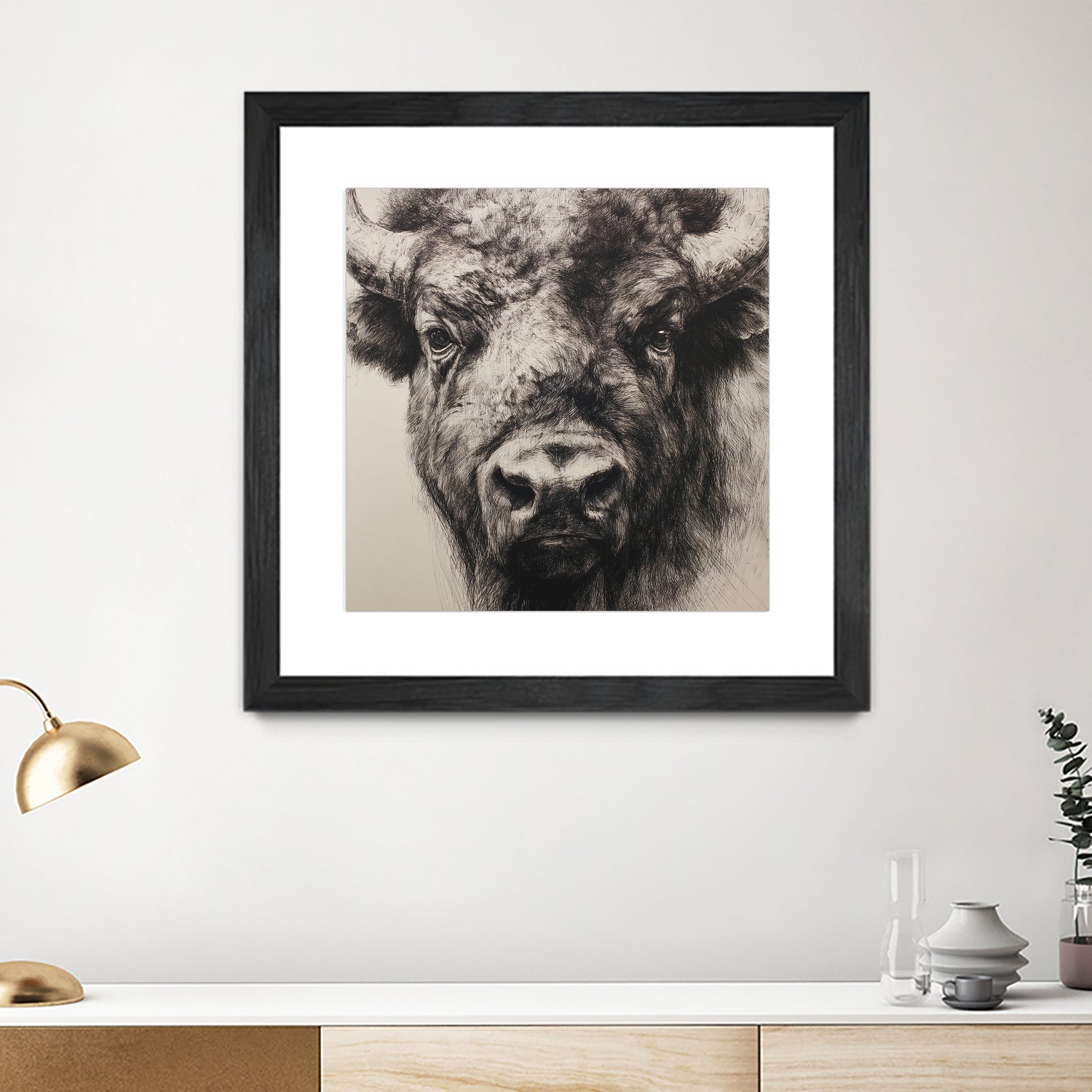 Western Plains Portrait I by Walker Noble on GIANT ART - animals nature horses