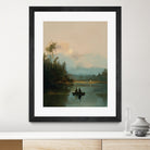 On The Lake I by Paula Freeman on GIANT ART - landscapes seascapes lakes rivers