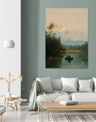 On The Lake I by Paula Freeman on GIANT ART - landscapes seascapes lakes rivers